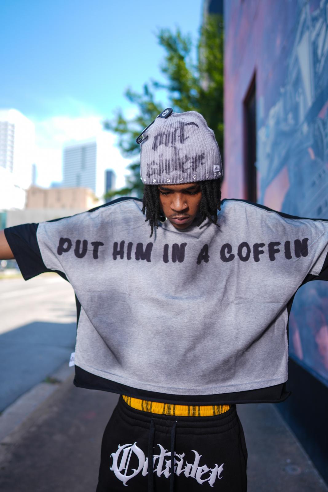 Oversized cropped CFFN T-shirt
